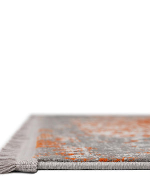 Terracotta 5' 3 x 5' 3 New Classical Square Area Rug 70% Polypropylene & 30% Polyester Traditional Vintage Distressed Carpet for Interior Design Home Decor for Sale at Rug Engine