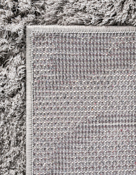 Light Gray 8' x 10' Floral Shag Rectangle Area Rug Thick Soft Touch Fluffy & Plush Shaggy Pile 100% Polyester With Cotton Backing Carpet for Interior Design for Sale at Rug Engine