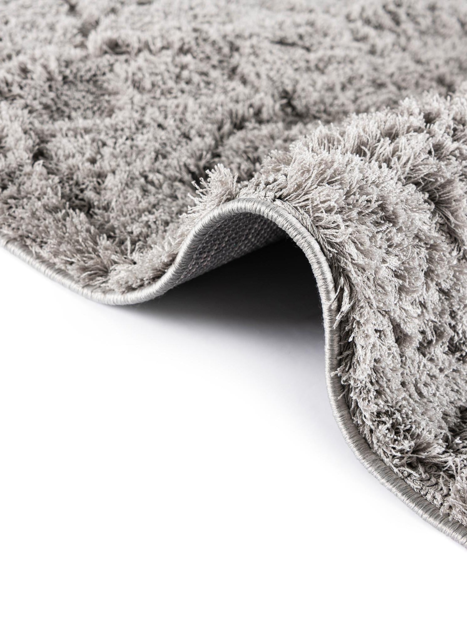 Light Gray 8' x 10' Floral Shag Rectangle Area Rug Thick Soft Touch Fluffy & Plush Shaggy Pile 100% Polyester With Cotton Backing Carpet for Interior Design for Sale at Rug Engine