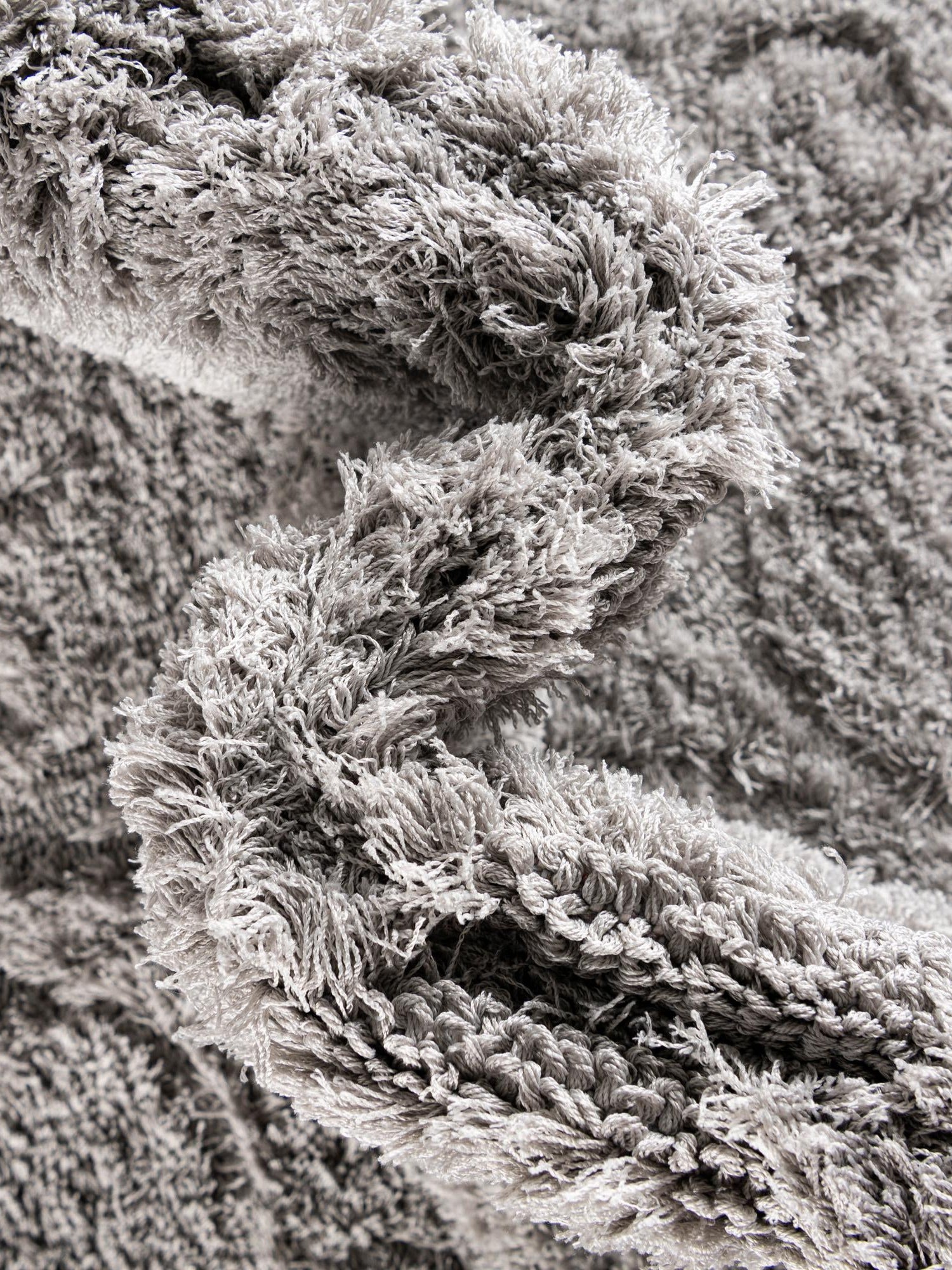 Light Gray 2' 7 x 10' Floral Shag Runner Area Rug Thick Soft Touch Fluffy & Plush Shaggy Pile 100% Polyester With Cotton Backing Carpet for Interior Design for Sale at Rug Engine