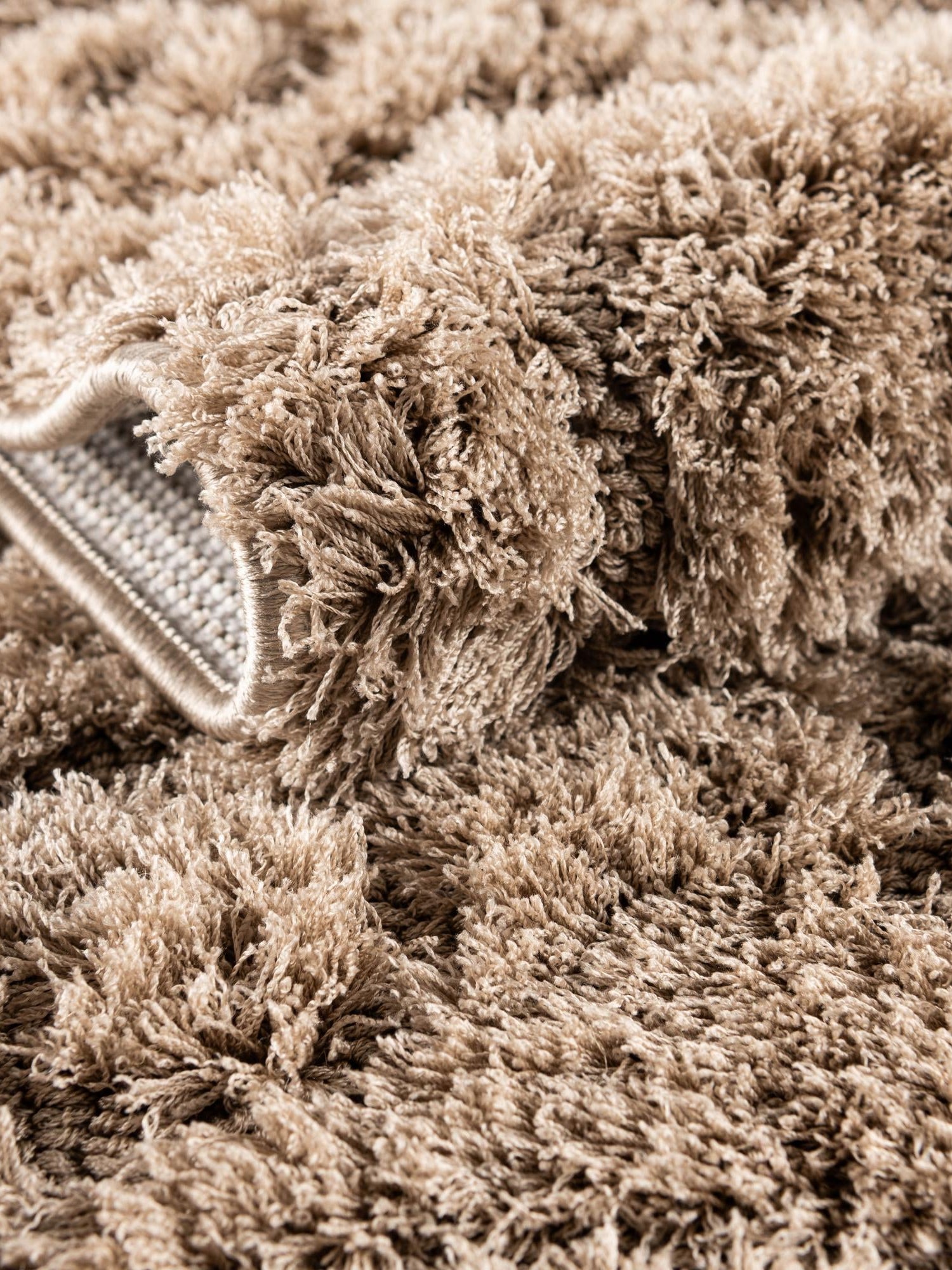Beige 2' 7 x 10' Floral Shag Runner Area Rug Thick Soft Touch Fluffy & Plush Shaggy Pile 100% Polyester With Cotton Backing Carpet for Interior Design for Sale at Rug Engine
