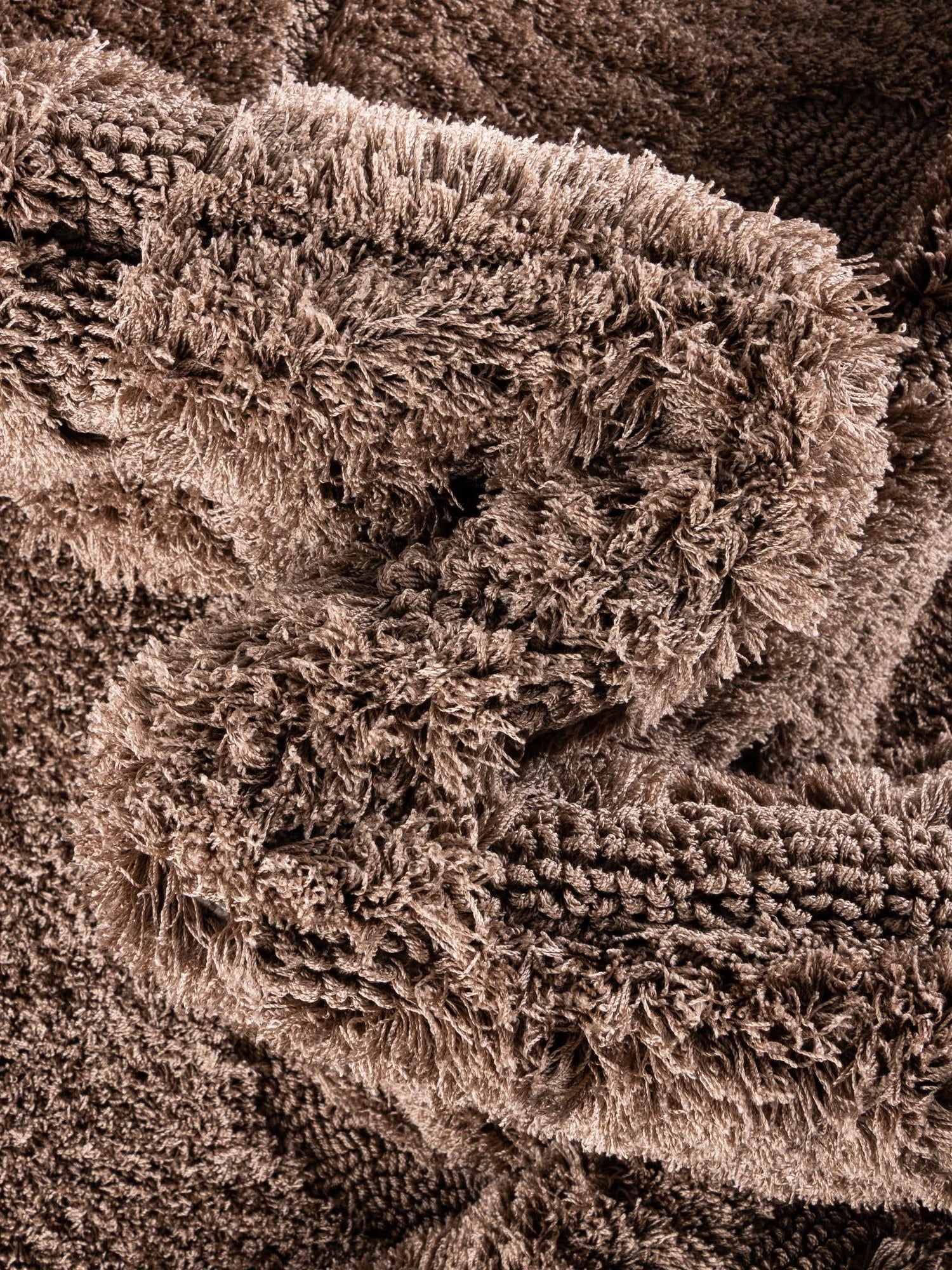 Brown 4' x 6' Floral Shag Rectangle Area Rug Thick Soft Touch Fluffy & Plush Shaggy Pile 100% Polyester With Cotton Backing Carpet for Interior Design for Sale at Rug Engine