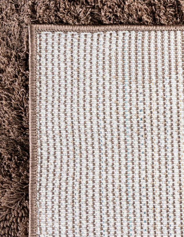 Brown 5' 1 x 8' Floral Shag Rectangle Area Rug Thick Soft Touch Fluffy & Plush Shaggy Pile 100% Polyester With Cotton Backing Carpet for Interior Design for Sale at Rug Engine