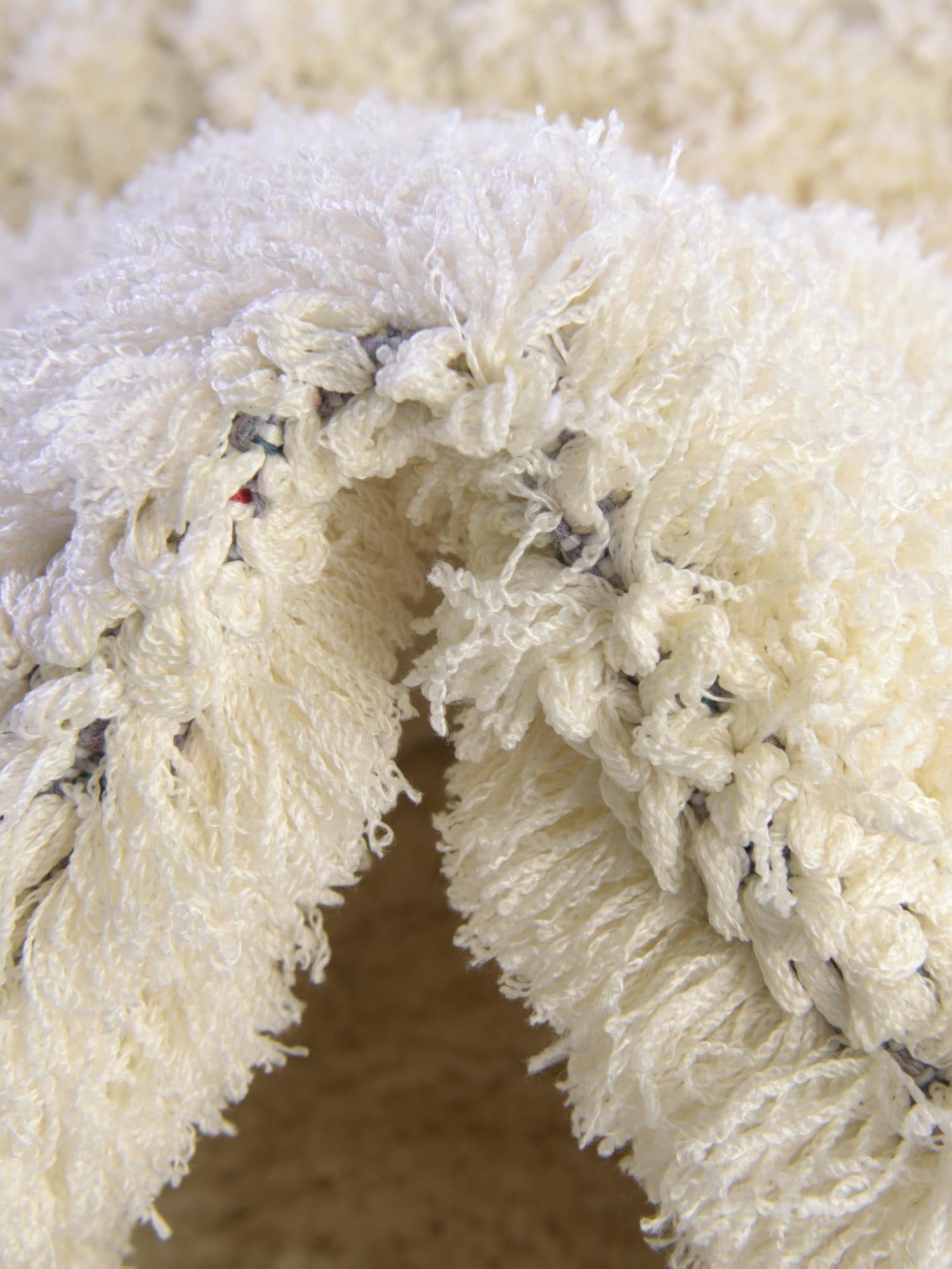 Ivory 8' x 10' Floral Shag Rectangle Area Rug Thick Soft Touch Fluffy & Plush Shaggy Pile 100% Polyester With Cotton Backing Carpet for Interior Design for Sale at Rug Engine