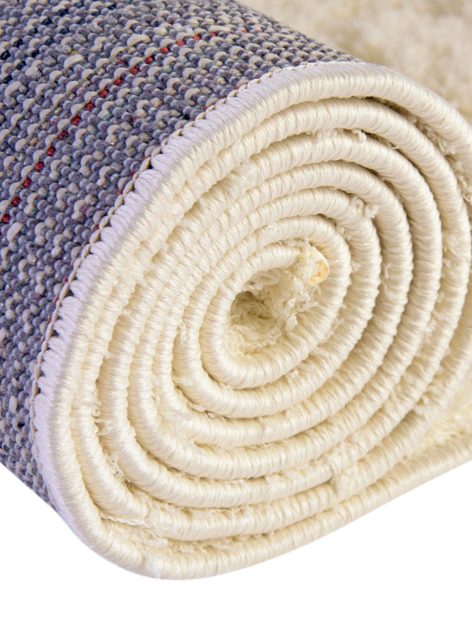 Ivory 4' 1 x 6' 1 Floral Shag Rectangle Area Rug Thick Soft Touch Fluffy & Plush Shaggy Pile 100% Polyester With Cotton Backing Carpet for Interior Design for Sale at Rug Engine