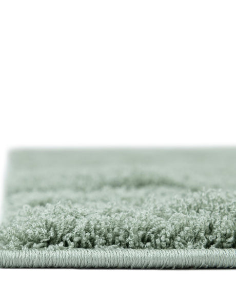 Green 5' 1 x 8' Floral Shag Rectangle Area Rug Thick Soft Touch Fluffy & Plush Shaggy Pile 100% Polyester With Cotton Backing Carpet for Interior Design for Sale at Rug Engine
