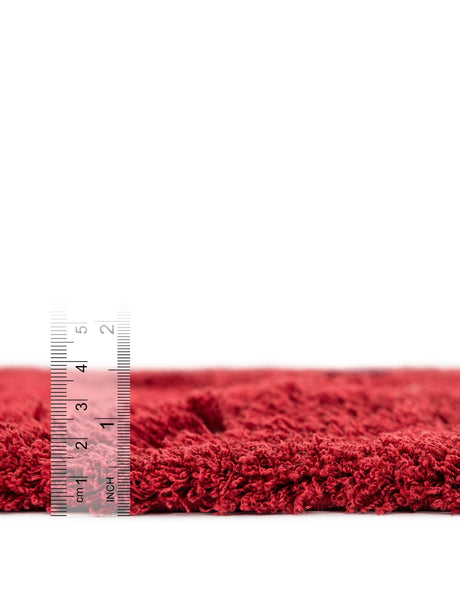 Red 2' x 3' 1 Floral Shag Rectangle Area Rug Thick Soft Touch Fluffy & Plush Shaggy Pile 100% Polyester With Cotton Backing Carpet for Interior Design for Sale at Rug Engine