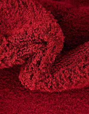 Red 3' 3 x 5' 3 Floral Shag Rectangle Area Rug Thick Soft Touch Fluffy & Plush Shaggy Pile 100% Polyester With Cotton Backing Carpet for Interior Design for Sale at Rug Engine