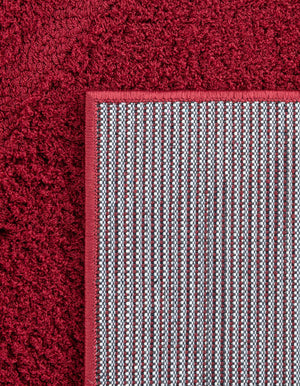 Red 3' 3 x 5' 3 Floral Shag Rectangle Area Rug Thick Soft Touch Fluffy & Plush Shaggy Pile 100% Polyester With Cotton Backing Carpet for Interior Design for Sale at Rug Engine