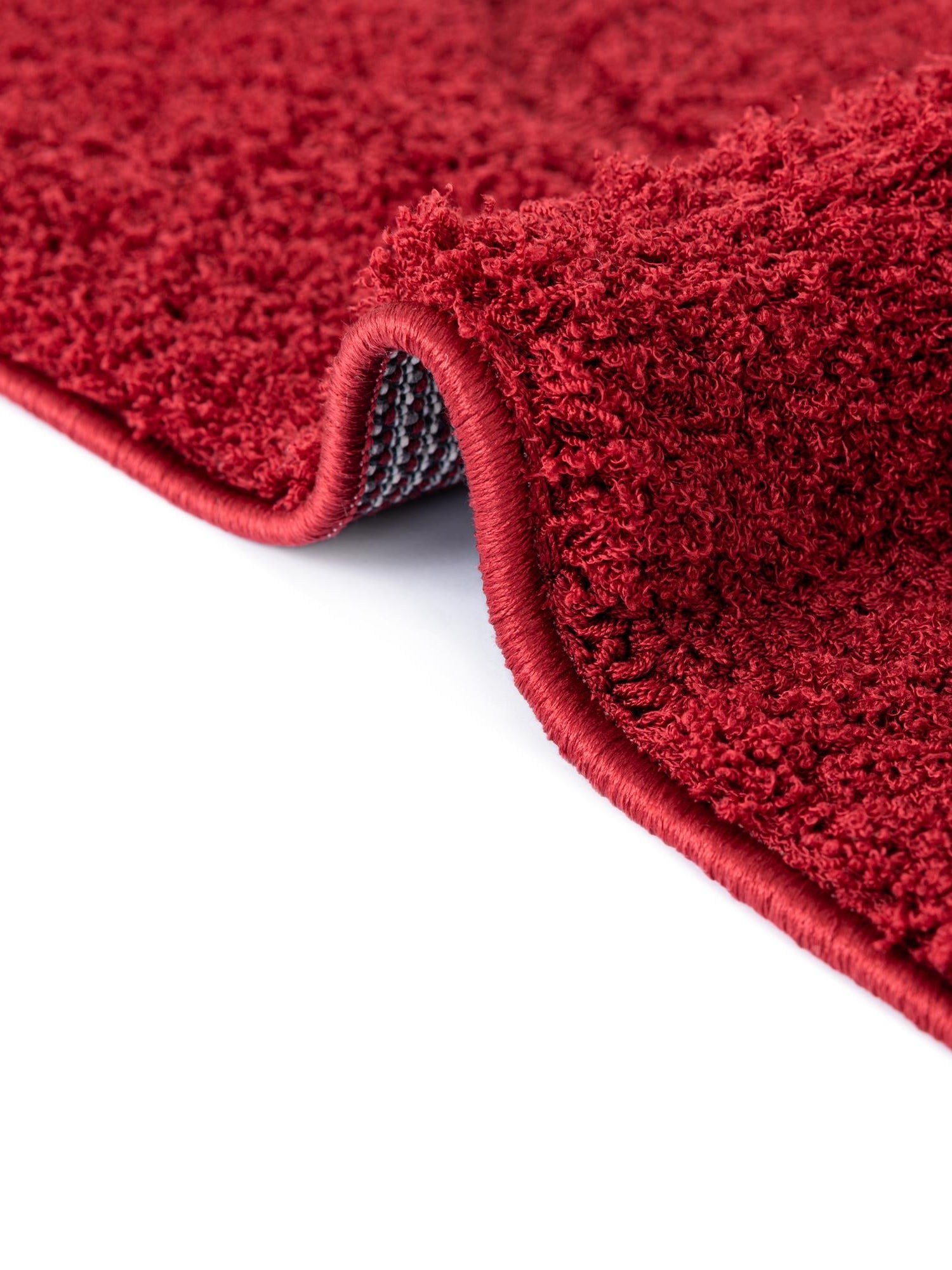 Red 5' x 8' Floral Shag Rectangle Area Rug Thick Soft Touch Fluffy & Plush Shaggy Pile 100% Polyester With Cotton Backing Carpet for Interior Design for Sale at Rug Engine