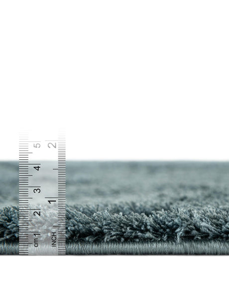 Blue 4' x 6' Floral Shag Rectangle Area Rug Thick Soft Touch Fluffy & Plush Shaggy Pile 100% Polyester With Cotton Backing Carpet for Interior Design for Sale at Rug Engine