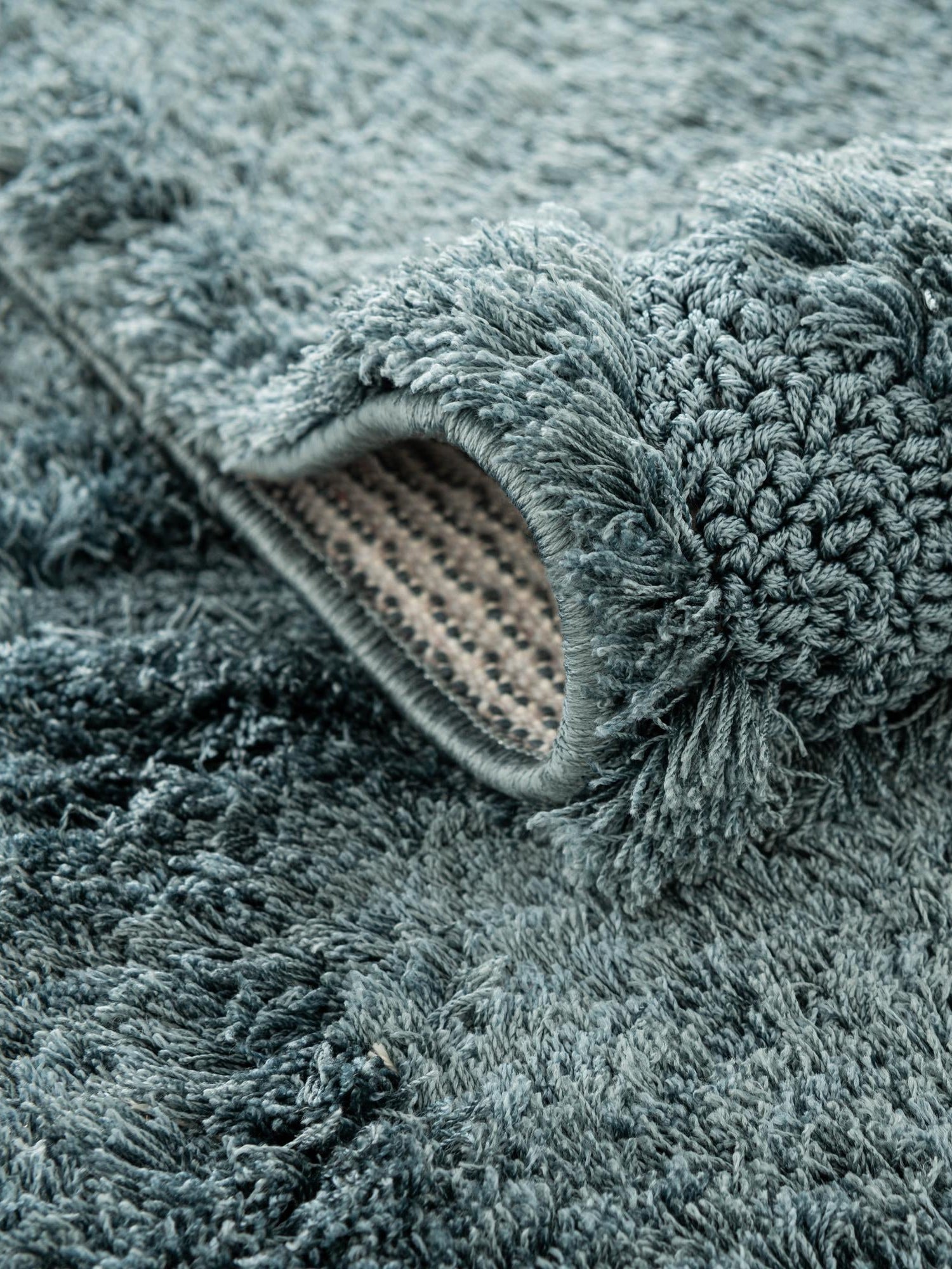 Blue 5' x 8' Floral Shag Rectangle Area Rug Thick Soft Touch Fluffy & Plush Shaggy Pile 100% Polyester With Cotton Backing Carpet for Interior Design for Sale at Rug Engine