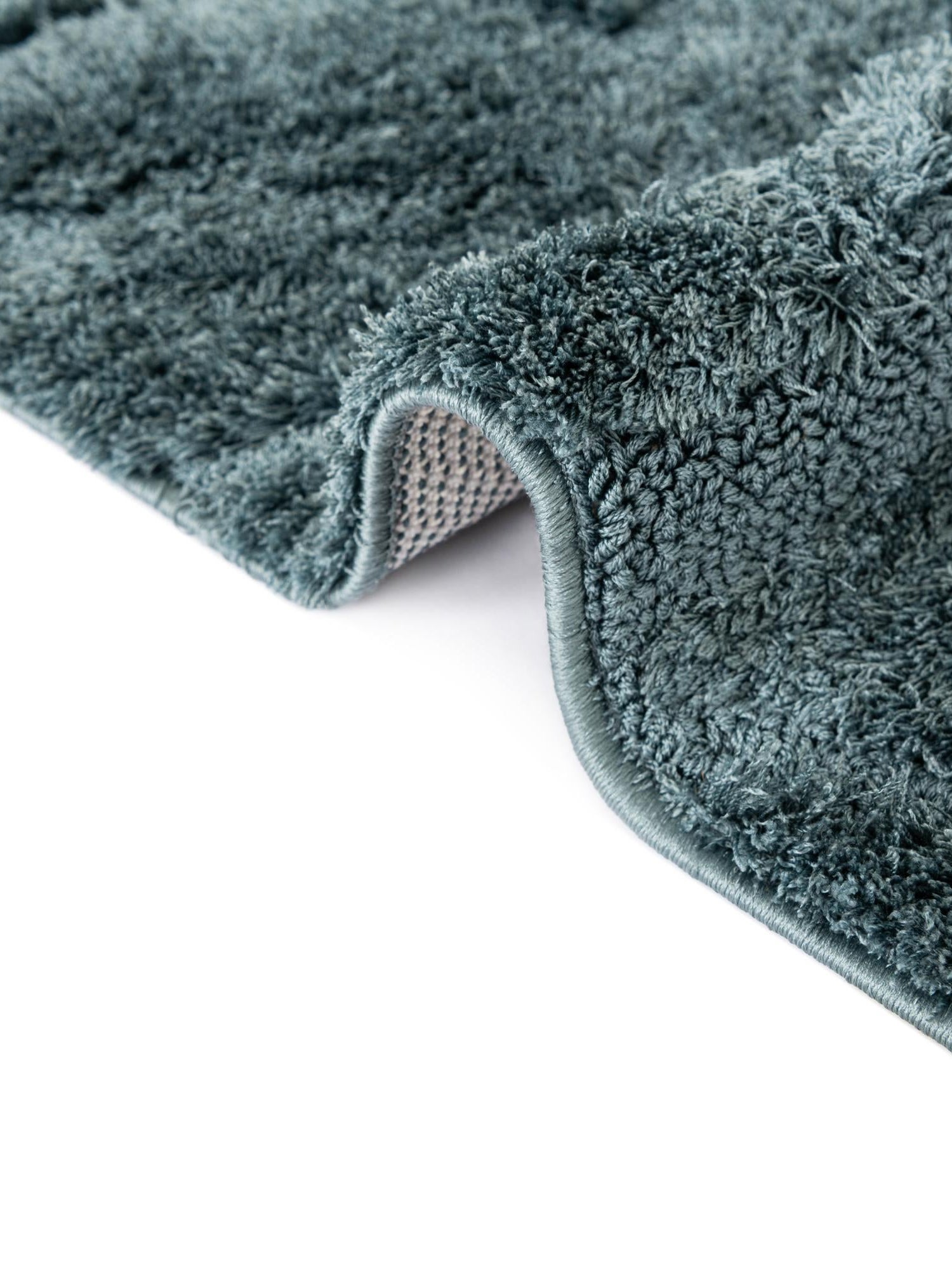 Blue 2' 7 x 10' Floral Shag Runner Area Rug Thick Soft Touch Fluffy & Plush Shaggy Pile 100% Polyester With Cotton Backing Carpet for Interior Design for Sale at Rug Engine