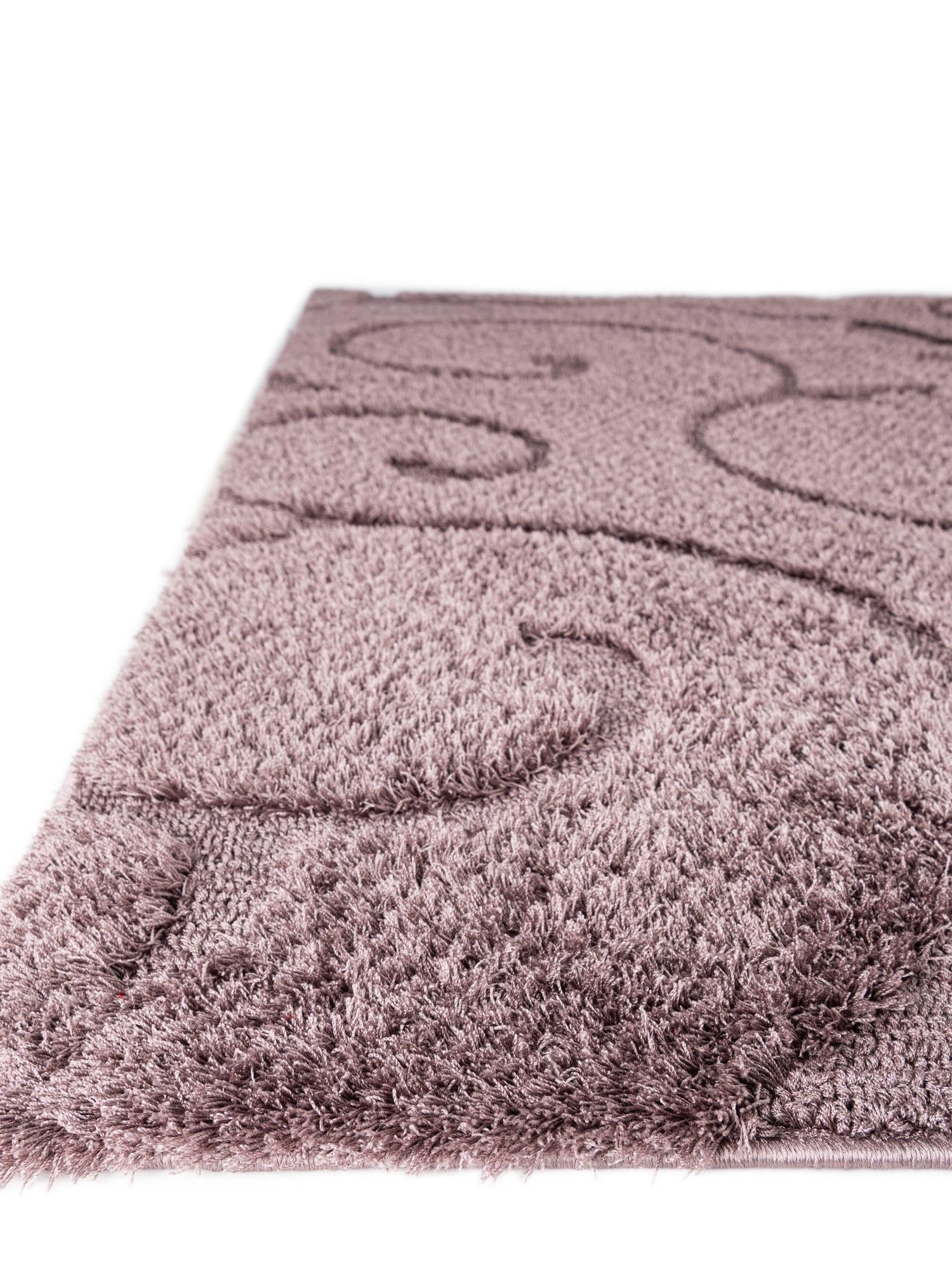 Violet 9' x 12' 2 Floral Shag Rectangle Area Rug Thick Soft Touch Fluffy & Plush Shaggy Pile 100% Polyester With Cotton Backing Carpet for Interior Design for Sale at Rug Engine