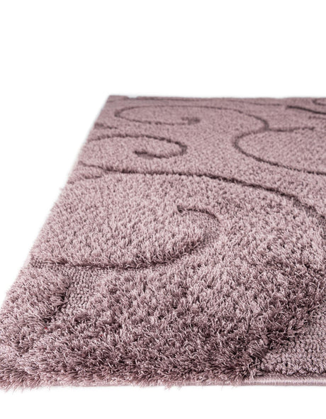 Violet 9' x 12' 2 Floral Shag Rectangle Area Rug Thick Soft Touch Fluffy & Plush Shaggy Pile 100% Polyester With Cotton Backing Carpet for Interior Design for Sale at Rug Engine