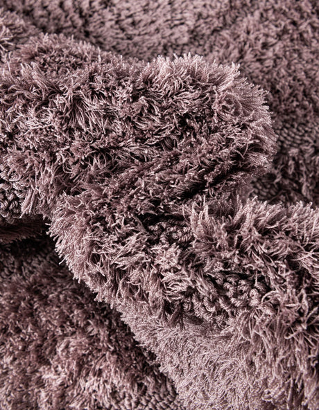 Violet 4' 1 x 6' 1 Floral Shag Rectangle Area Rug Thick Soft Touch Fluffy & Plush Shaggy Pile 100% Polyester With Cotton Backing Carpet for Interior Design for Sale at Rug Engine
