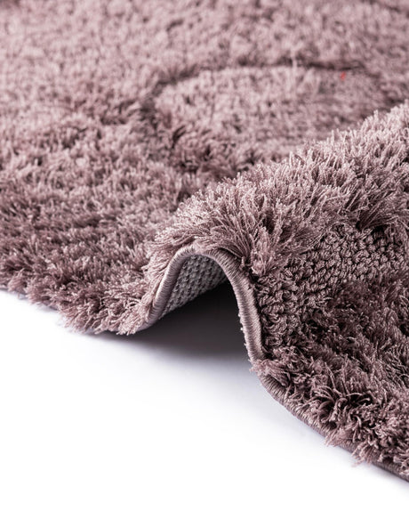Violet 2' 7 x 10' Floral Shag Runner Area Rug Thick Soft Touch Fluffy & Plush Shaggy Pile 100% Polyester With Cotton Backing Carpet for Interior Design for Sale at Rug Engine