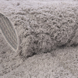 Gray 3' x 10' Trellis Shag Runner Rug