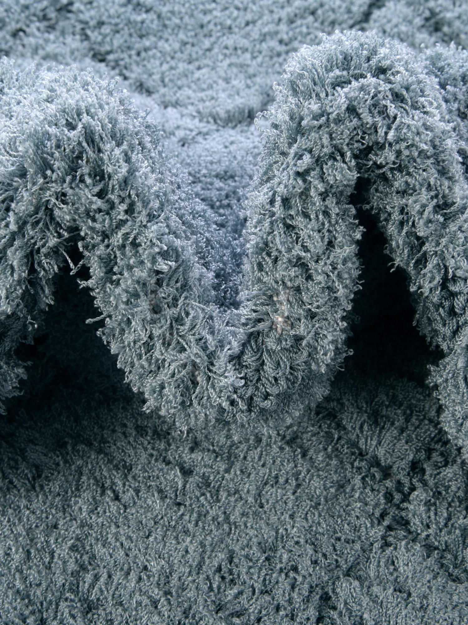 Light Blue 2' 7 x 10' Trellis Shag Runner Area Rug Thick Soft Touch Fluffy & Plush Shaggy Pile Geometric Modern Unique Carpet for Home Interior Design for Sale at Rug Engine