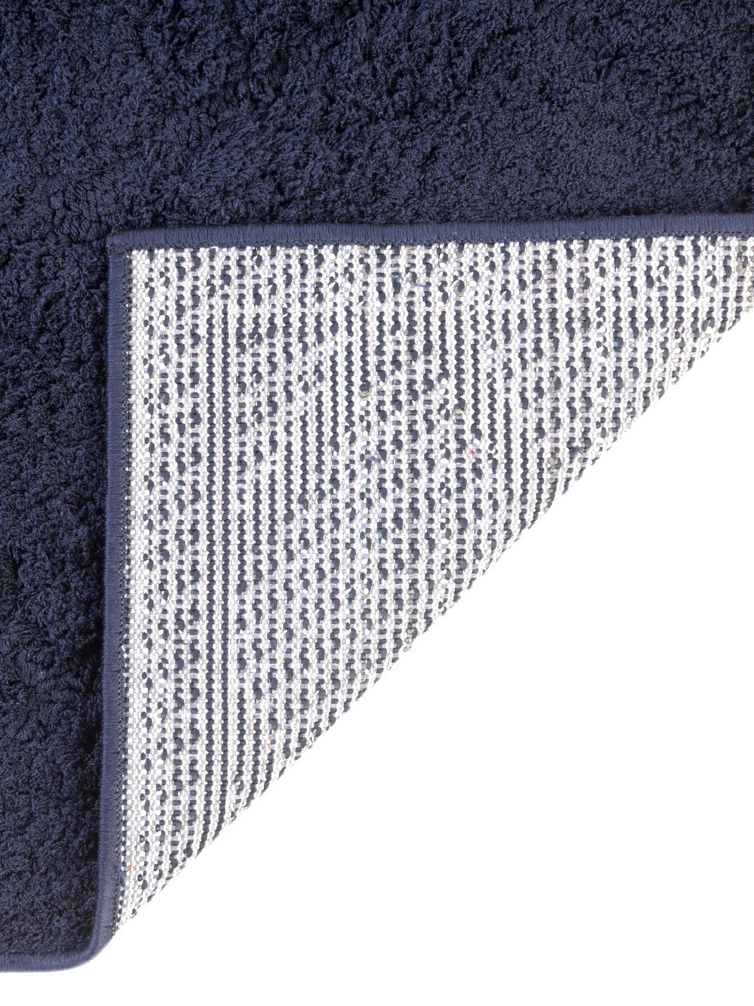 Navy Blue 2' 7 x 10' Trellis Shag Runner Area Rug Thick Soft Touch Fluffy & Plush Shaggy Pile Geometric Modern Unique Carpet for Home Interior Design for Sale at Rug Engine