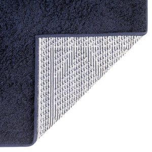 Navy Blue 2' 7 x 10' Trellis Shag Runner Area Rug Thick Soft Touch Fluffy & Plush Shaggy Pile
