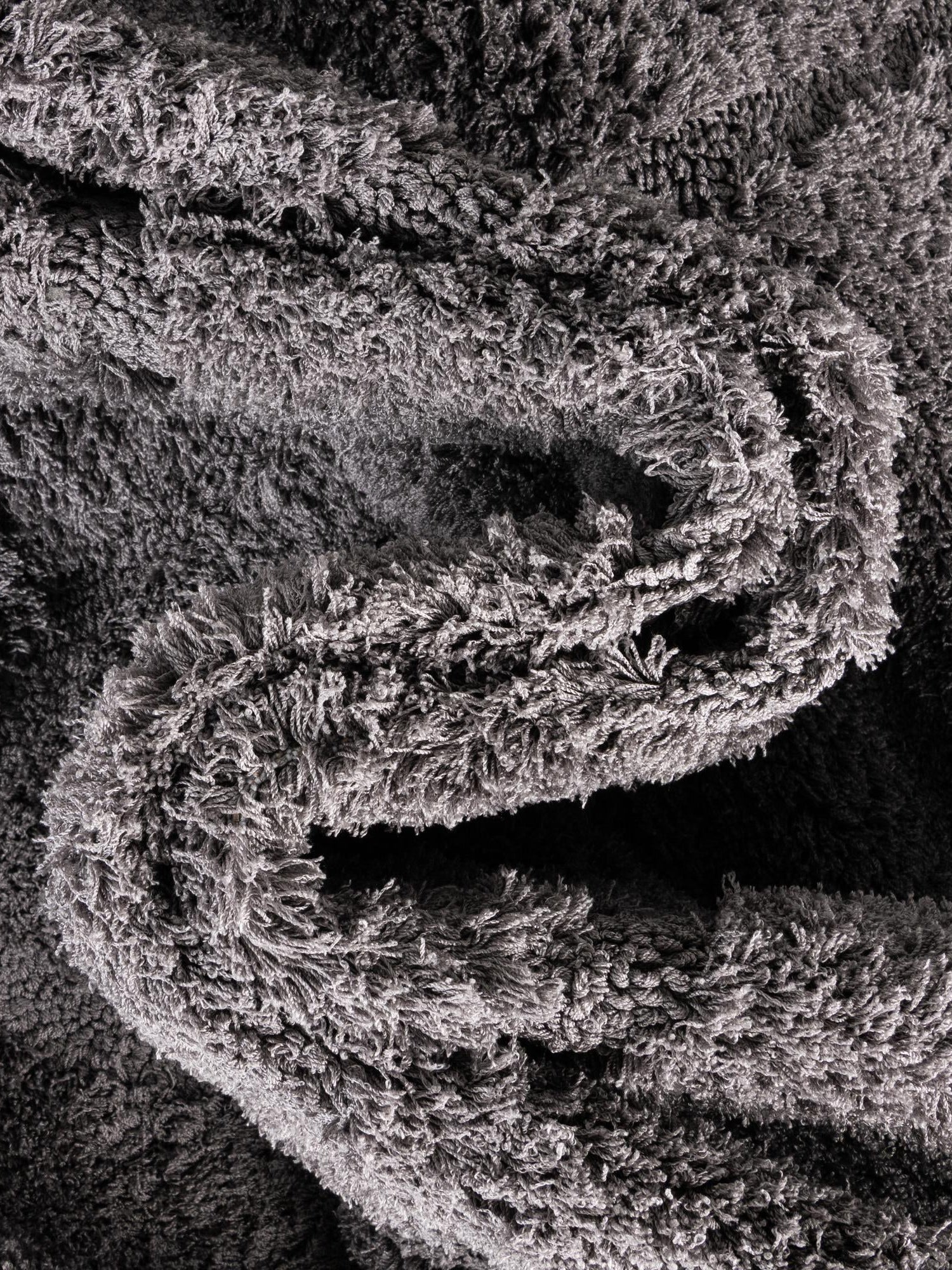 Dark Gray 8' x 10' Trellis Shag Rectangle Area Rug Thick Soft Touch Fluffy & Plush Shaggy Pile Geometric Modern Unique Carpet for Home Interior Design for Sale at Rug Engine