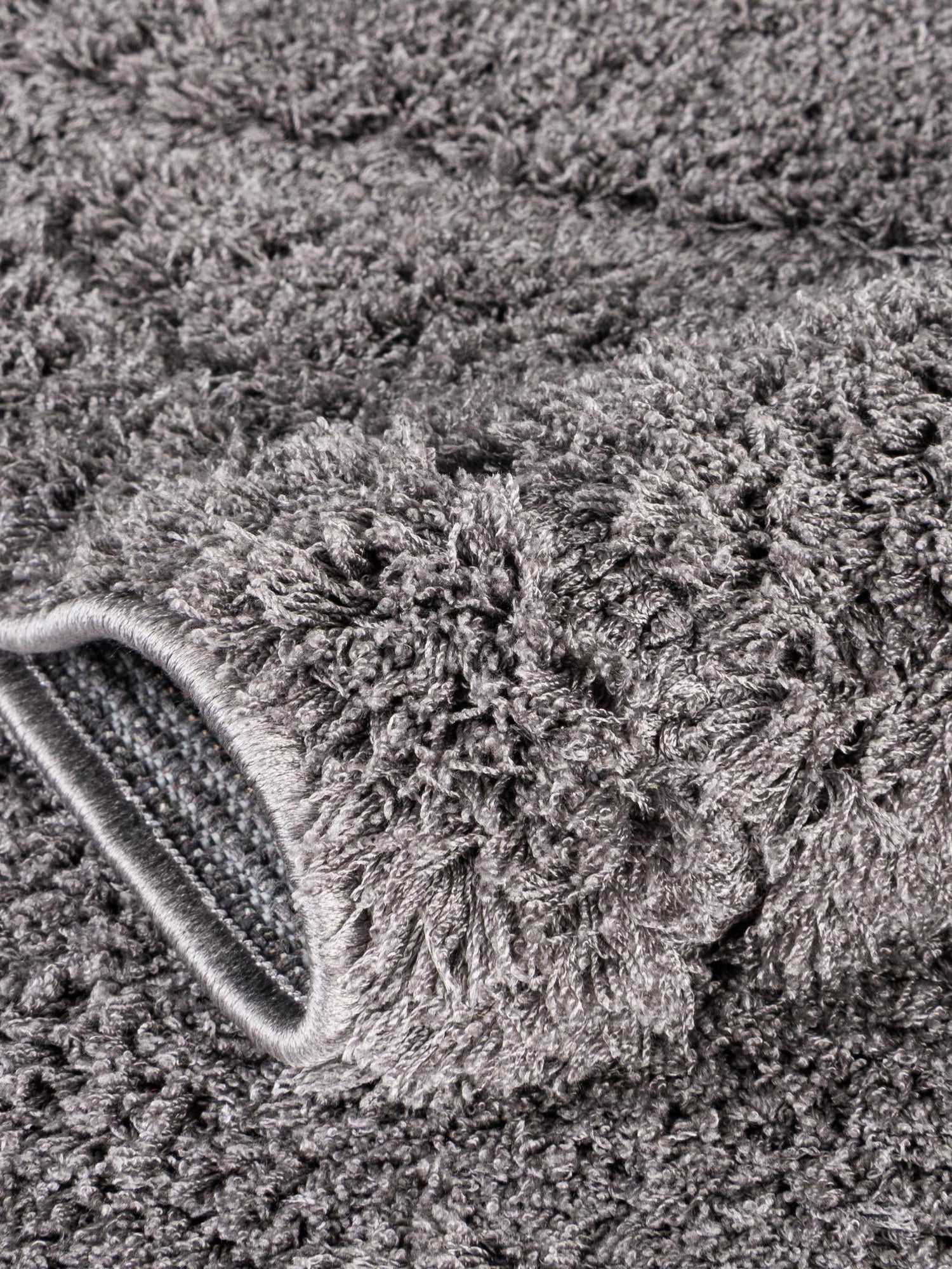 Dark Gray 2' 7 x 10' Trellis Shag Runner Area Rug Thick Soft Touch Fluffy & Plush Shaggy Pile Geometric Modern Unique Carpet for Home Interior Design for Sale at Rug Engine