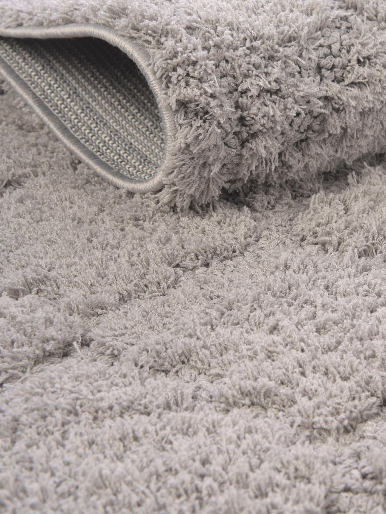 Gray 2' 7 x 10' Trellis Shag Runner Area Rug Thick Soft Touch Fluffy & Plush Shaggy Pile Geometric Modern Unique Carpet for Home Interior Design for Sale at Rug Engine