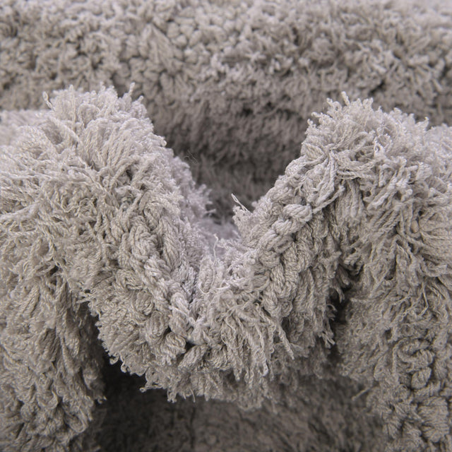 Gray 2' x 6' 7 Trellis Shag Runner Area Rug Thick Soft Touch Fluffy & Plush Shaggy Pile