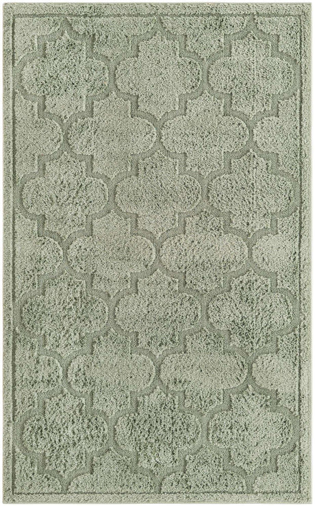 Green 5' 1 x 8' Trellis Shag Rectangle Area Rug Thick Soft Touch Fluffy & Plush Shaggy Pile