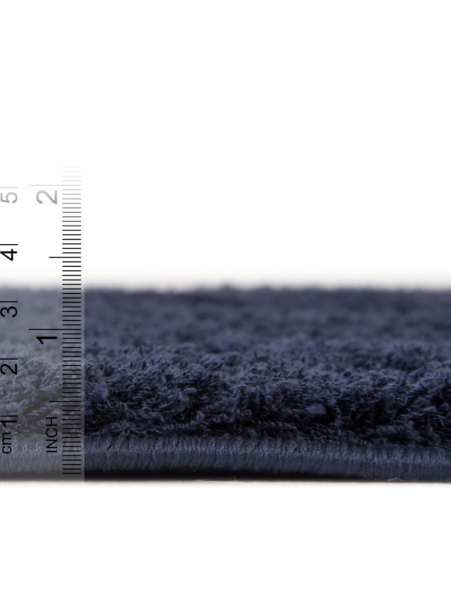 Navy Blue 4' x 6' Trellis Shag Rectangle Area Rug Thick Soft Touch Fluffy & Plush Shaggy Pile