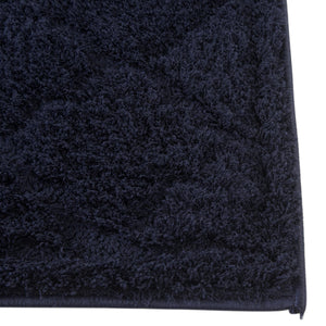 Navy Blue 2' 7 x 10' Trellis Shag Runner Area Rug Thick Soft Touch Fluffy & Plush Shaggy Pile
