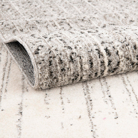 Gray 2' 7 x 10' Del Mar Runner Area Rug 100% Polypropylene Easy Clean Stain Resistant Vivid Modern Carpet Mat for Home Decor Interior Designing for Sale at Rug Engine