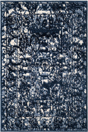 Blue 2' x 3' 1 La Jolla Rectangle Area Rug 100% Polypropylene Traditional Pattern Easy Clean Carpet for Living, Dining, Bedroom, Office for Sale at Rug Engine