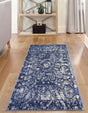 Blue 2' x 6' 1 La Jolla Runner Area Rug 100% Polypropylene Traditional Pattern Easy Clean Carpet for Living, Dining, Bedroom, Office for Sale at Rug Engine
