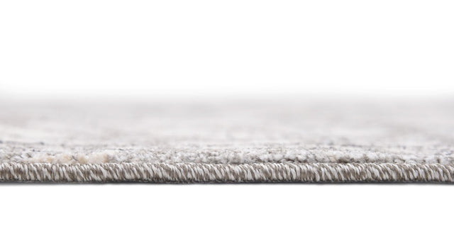 Gray 6' 1 x 6' 1 La Jolla Square Area Rug 100% Polypropylene Traditional Pattern Easy Clean Carpet for Living, Dining, Bedroom, Office for Sale at Rug Engine