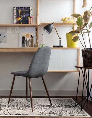 Ivory and Gray 2' x 6' 1 La Jolla Runner Area Rug 100% Polypropylene Traditional Pattern Easy Clean Carpet for Living, Dining, Bedroom, Office for Sale at Rug Engine