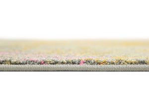 Gray 4' 1 x 6' 1 Aurora Rectangle Area Rug 60% Polypropylene & 40% Polyester Living Dining Room Bedroom Office Modern Decor Carpet for Sale at Rug Engine