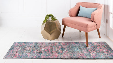 Gray 2' x 6' 1 Aurora Runner Area Rug 60% Polypropylene & 40% Polyester Living Dining Room Bedroom Office Modern Decor Carpet for Sale at Rug Engine