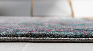 Gray 2' x 6' 1 Aurora Runner Rug