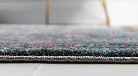 Gray 2' x 6' 1 Aurora Runner Area Rug 60% Polypropylene & 40% Polyester Living Dining Room Bedroom Office Modern Decor Carpet for Sale at Rug Engine