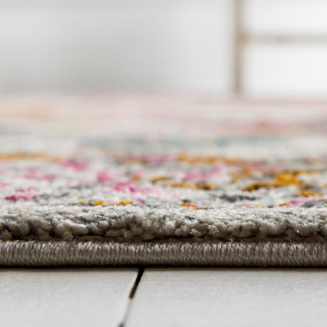 Beige 8' x 8' Aurora Square Area Rug 60% Polypropylene & 40% Polyester Living Dining Room Bedroom Office Modern Decor Carpet for Sale at Rug Engine