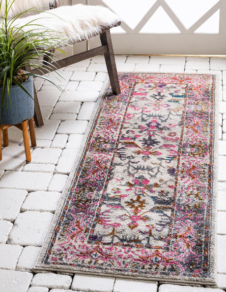 Beige 2' 7 x 10' Aurora Runner Area Rug 60% Polypropylene & 40% Polyester Living Dining Room Bedroom Office Modern Decor Carpet for Sale at Rug Engine