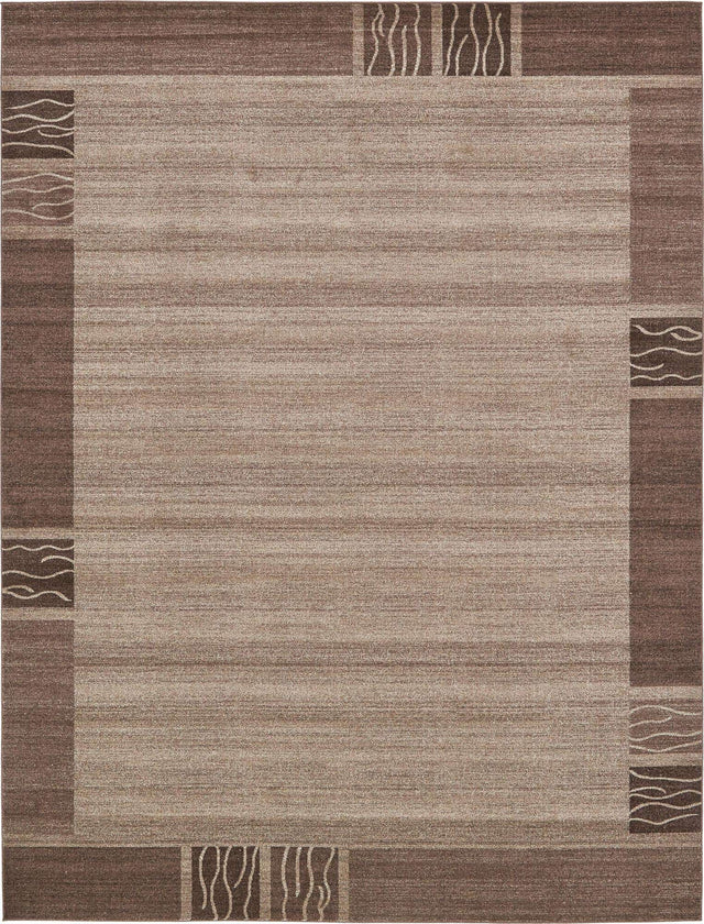 Dark Beige 10' x 13' 1 Del Mar Rectangle Area Rug 100% Polypropylene Easy Clean Stain Resistant Vivid Modern Carpet Mat for Home Decor Interior Designing for Sale at Rug Engine