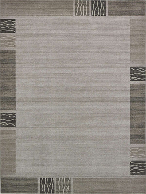 Light Gray 10' x 13' 1 Del Mar Rectangle Area Rug 100% Polypropylene Easy Clean Stain Resistant Vivid Modern Carpet Mat for Home Decor Interior Designing for Sale at Rug Engine