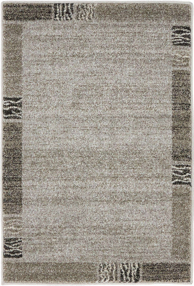Light Gray 2' x 3' 1 Del Mar Rectangle Area Rug 100% Polypropylene Easy Clean Stain Resistant Vivid Modern Carpet Mat for Home Decor Interior Designing for Sale at Rug Engine