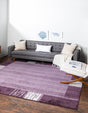 Violet 7' 10 x 7' 10 Del Mar Square Area Rug 100% Polypropylene Easy Clean Stain Resistant Vivid Modern Carpet Mat for Home Decor Interior Designing for Sale at Rug Engine