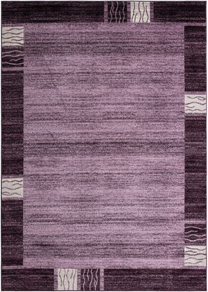 Violet 7' 10 x 11' Del Mar Rectangle Area Rug 100% Polypropylene Easy Clean Stain Resistant Vivid Modern Carpet Mat for Home Decor Interior Designing for Sale at Rug Engine