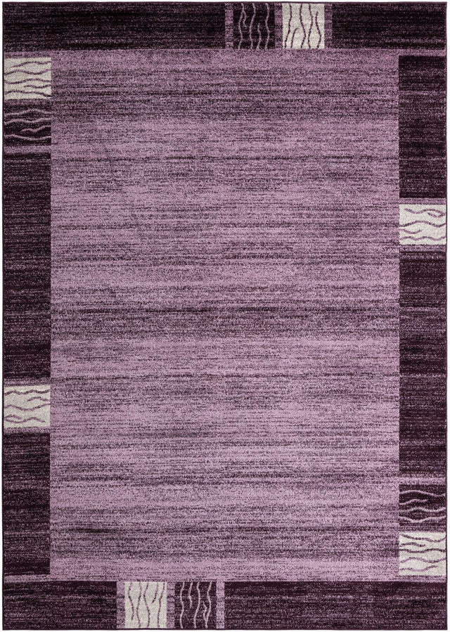 Violet 7' 10 x 11' Del Mar Rectangle Area Rug 100% Polypropylene Easy Clean Stain Resistant Vivid Modern Carpet Mat for Home Decor Interior Designing for Sale at Rug Engine