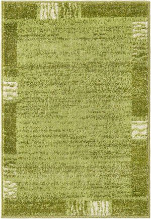 Light Green 2' x 3' 1 Del Mar Rectangle Area Rug 100% Polypropylene Easy Clean Stain Resistant Vivid Modern Carpet Mat for Home Decor Interior Designing for Sale at Rug Engine